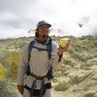 Diego, expedition host at Tidal Flow Travel, hiking