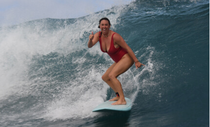 ellie traveller in surf expedition