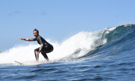 melodie traveller in surf expedition
